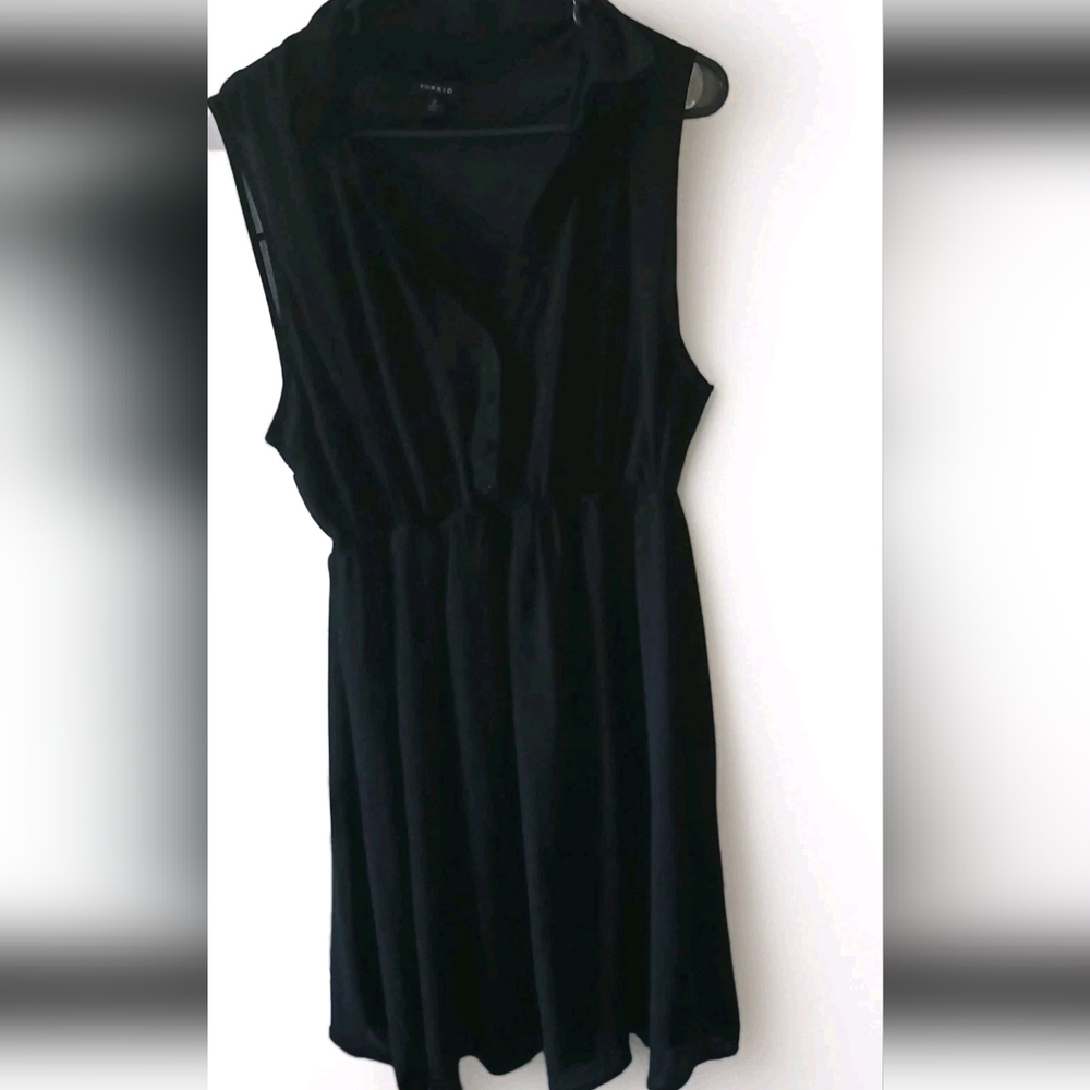 Torrid - Women's Black Lightweight Casual Sleeveless Dress. Size 2(2X 18-20)